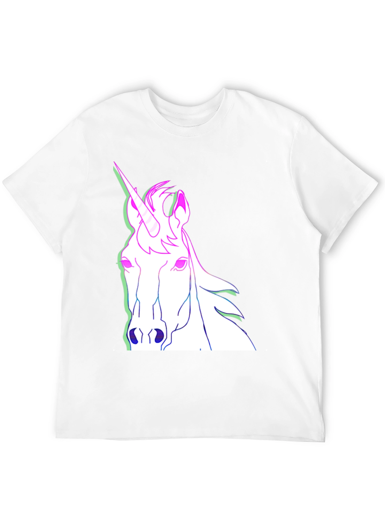 Black Unicorn Graphic Tee - Men's Black T-Shirt view 12