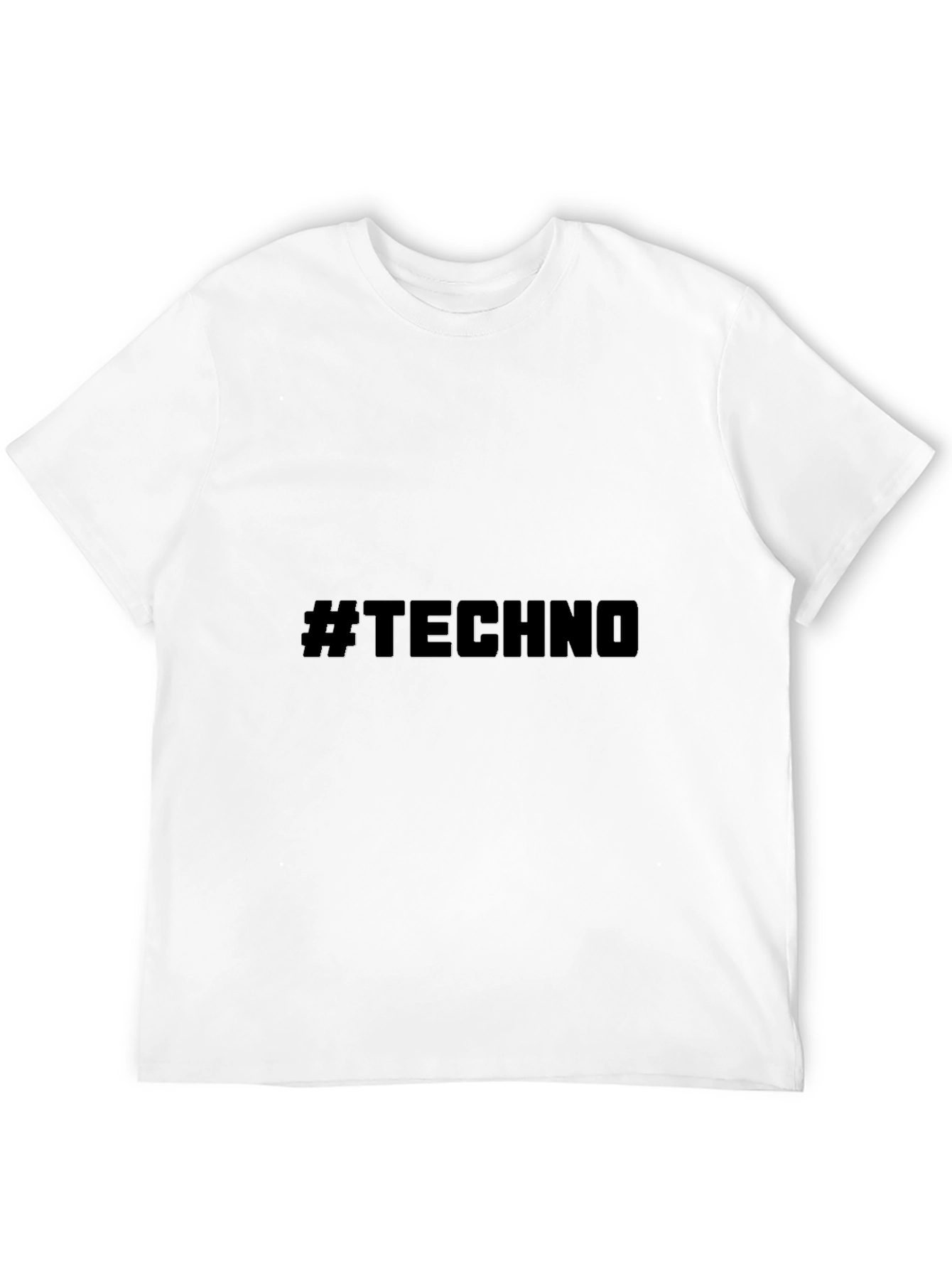Black Techno T-Shirt - Black Tee view 12
