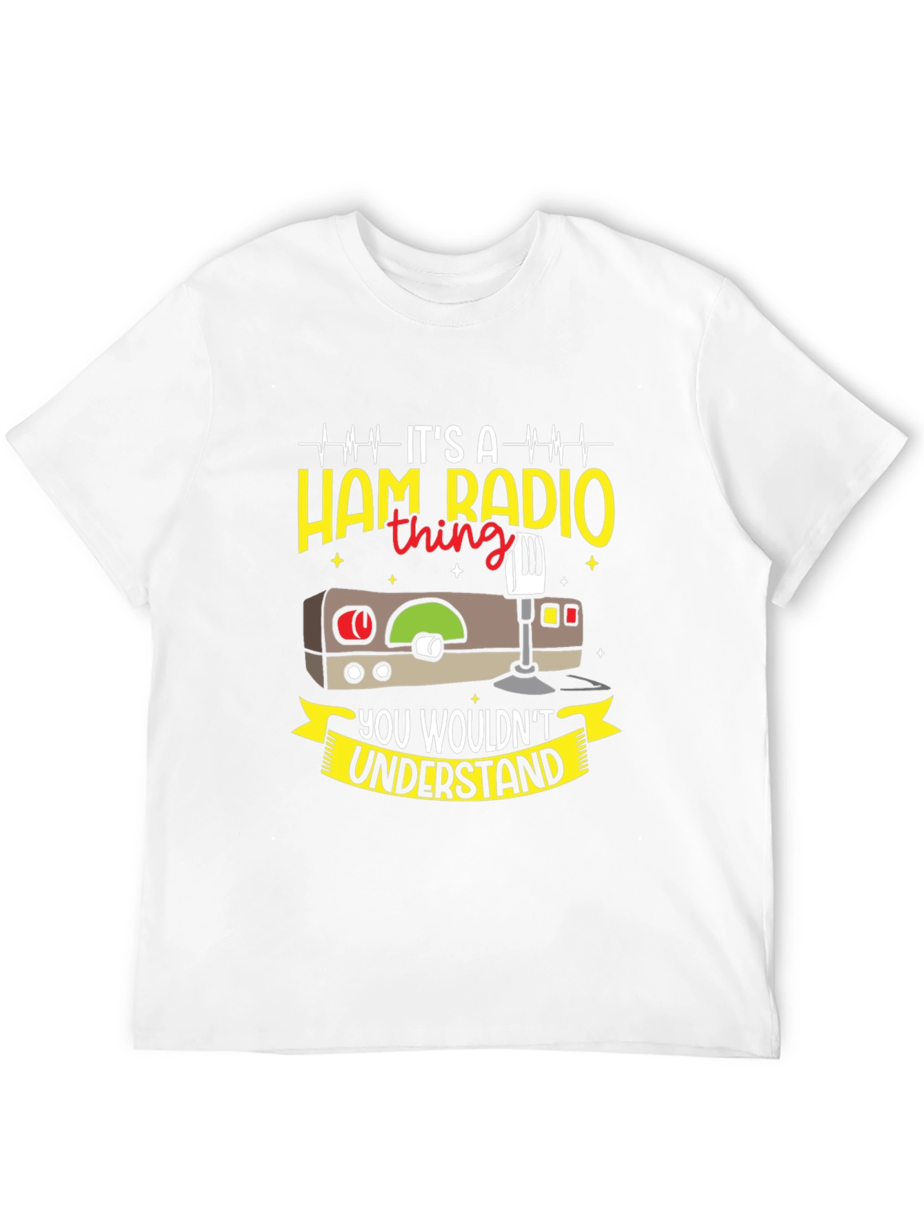 Black Ham Radio Thing T-Shirt view 12