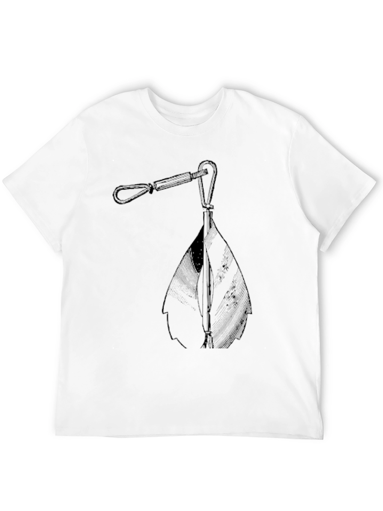 Black Graphic Tee - Pulley Design - Soft Cotton Blend view 12