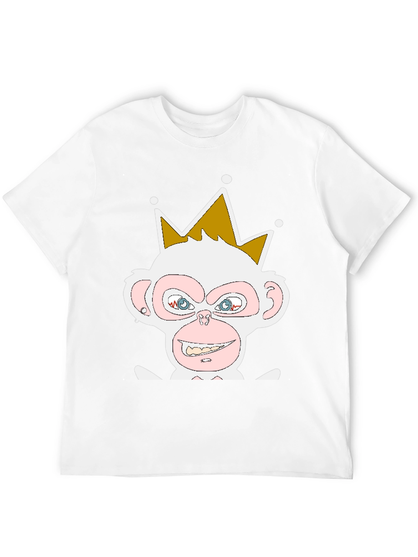 Black King Monkey T-Shirt - Cartoon Ape Tee view 12