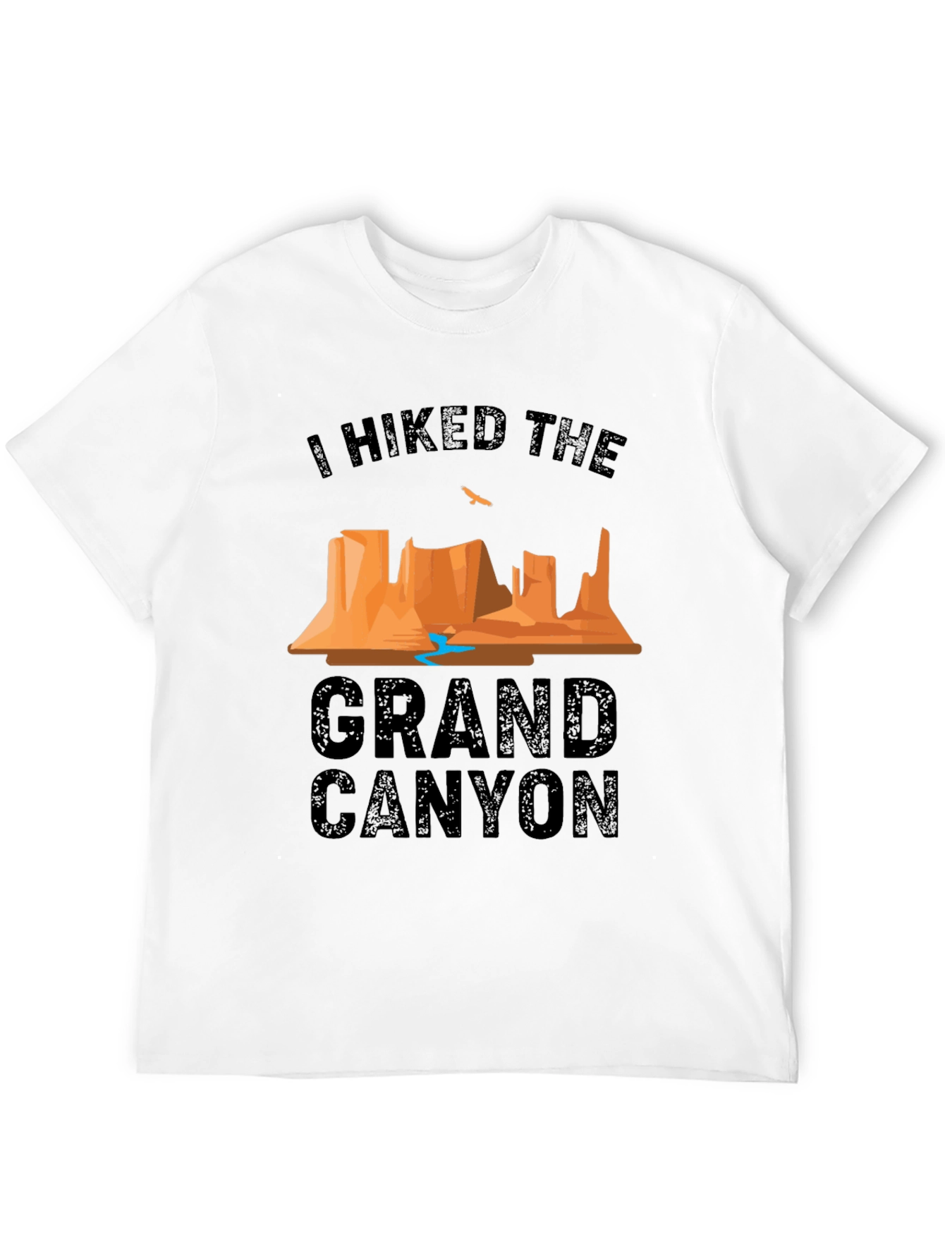 Black I Hiked The Grand Canyon Black T-Shirt view 12