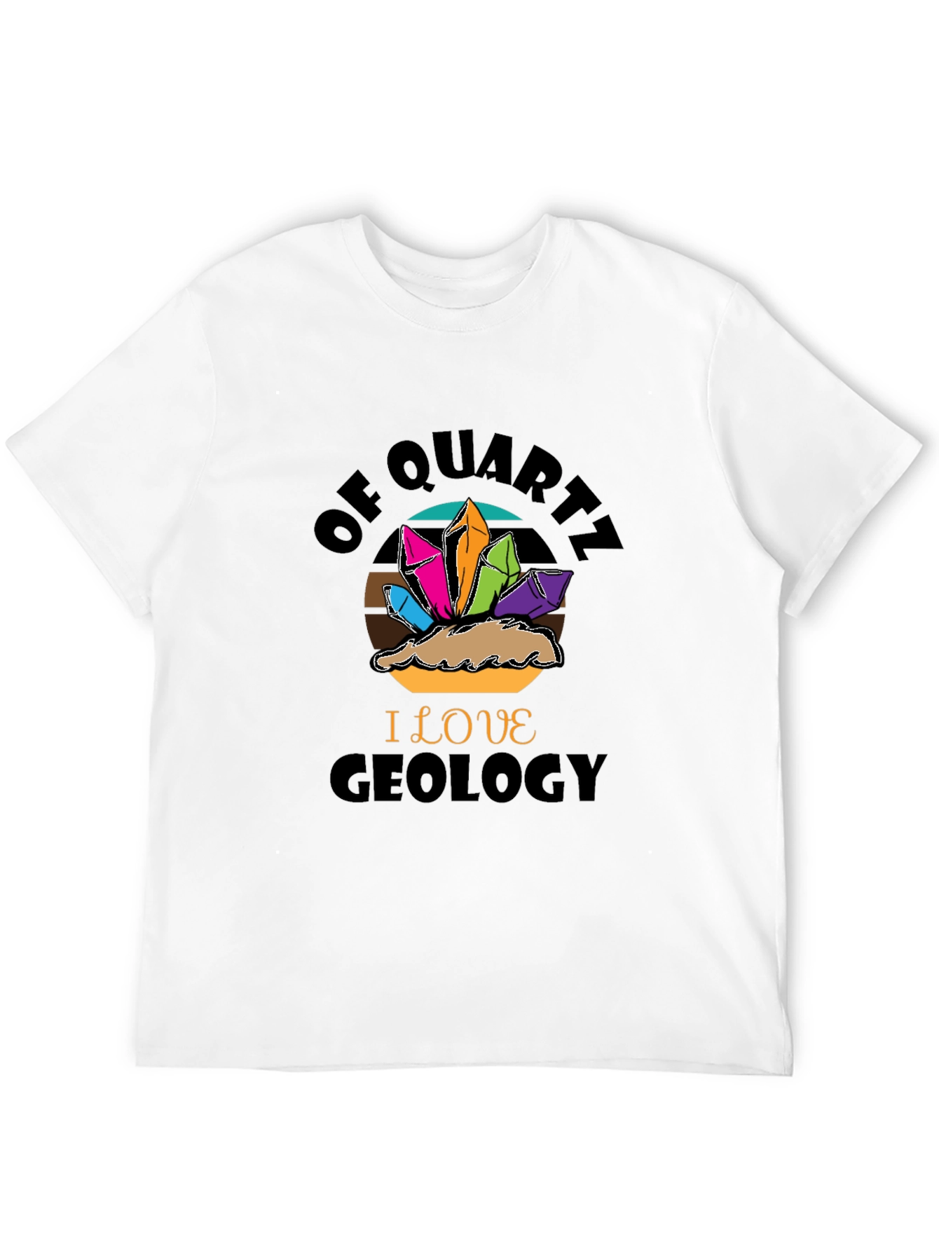 Black Geology Lover T-Shirt - Of Quartz I Love Geology view 12