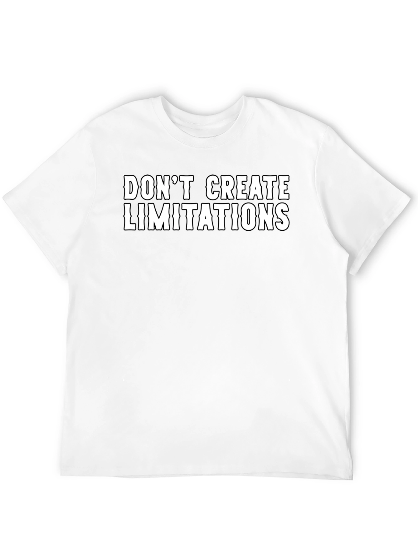 Black Don't Create Limitations Graphic Tee view 12