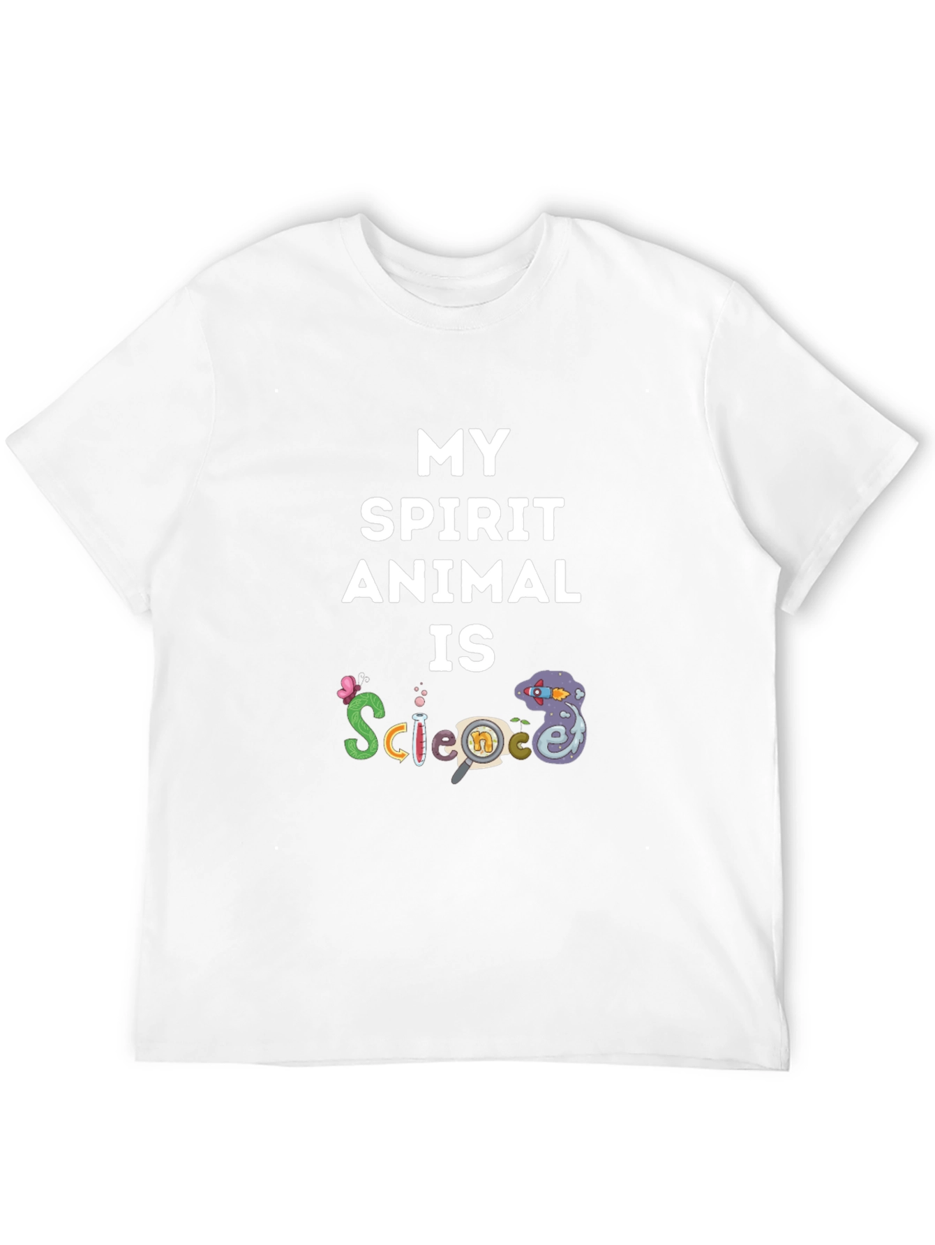 Black Science Spirit Animal Tee - Funny Educational T-Shirt view 12