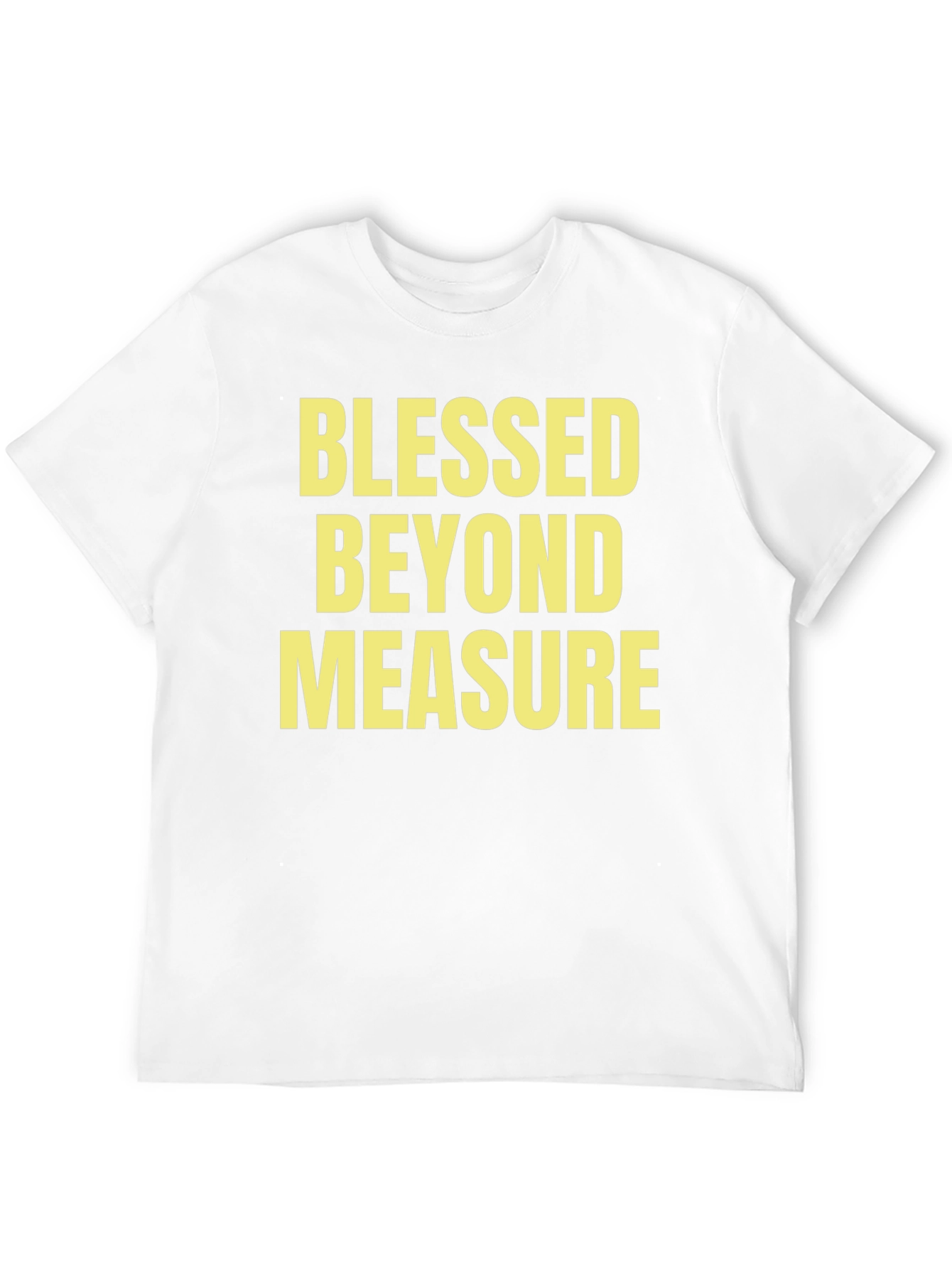 Black Blessed Beyond Measure Graphic T-Shirt view 12