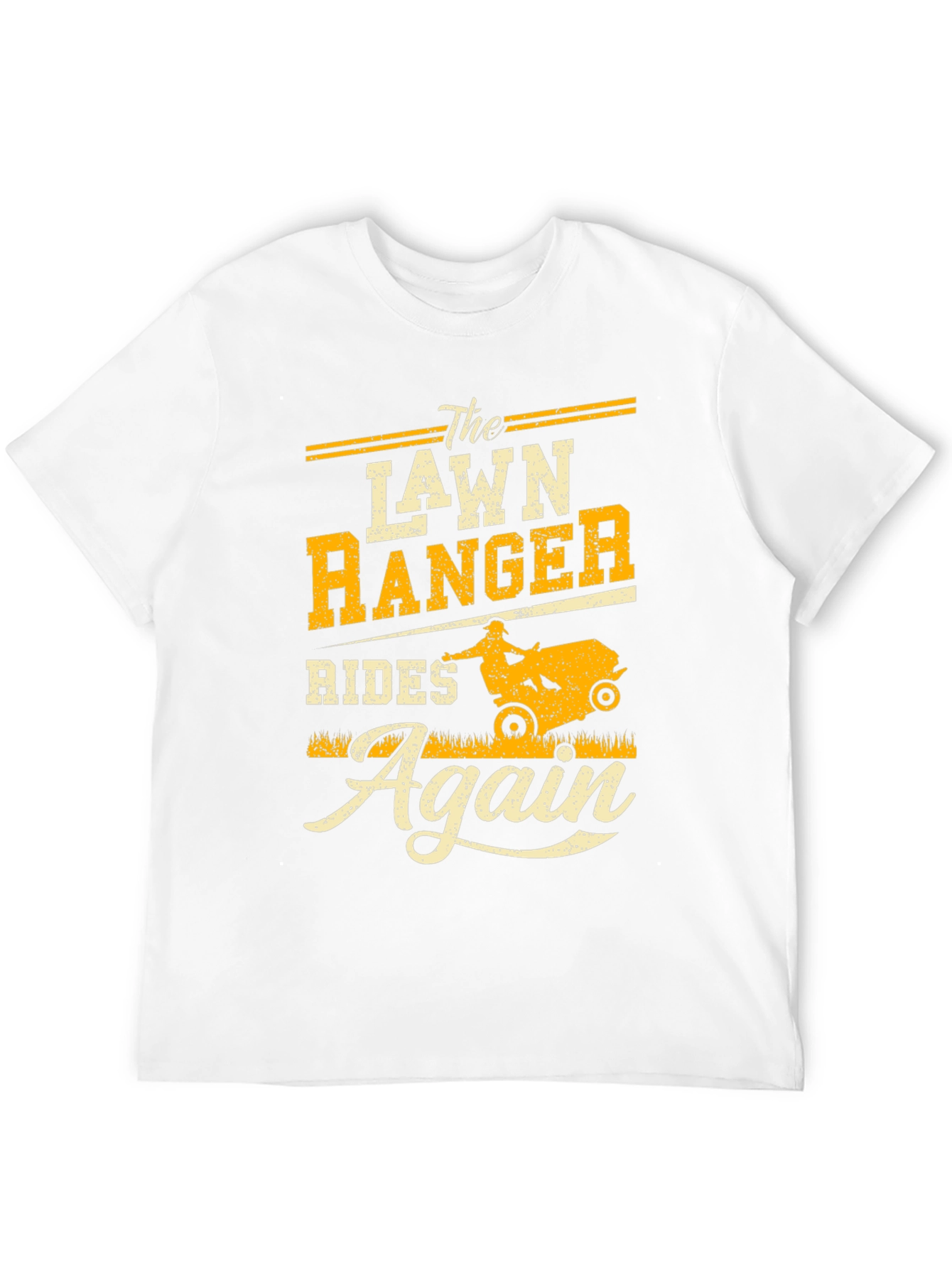 Black The Lawn Ranger Rides Again Graphic T-Shirt view 12