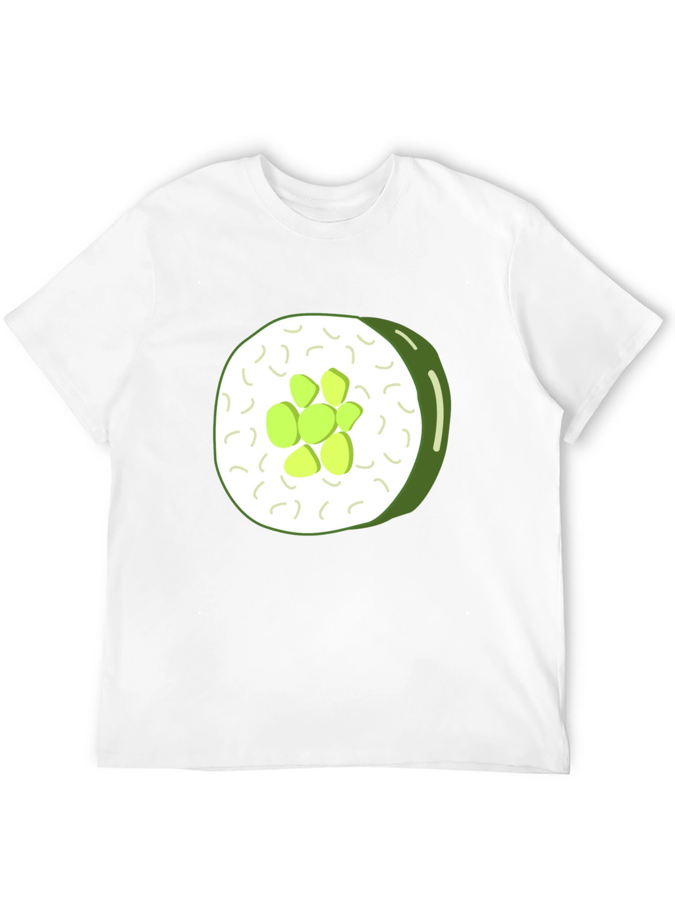 Black Sushi Roll Graphic Tee - Foodie T-Shirt view 12