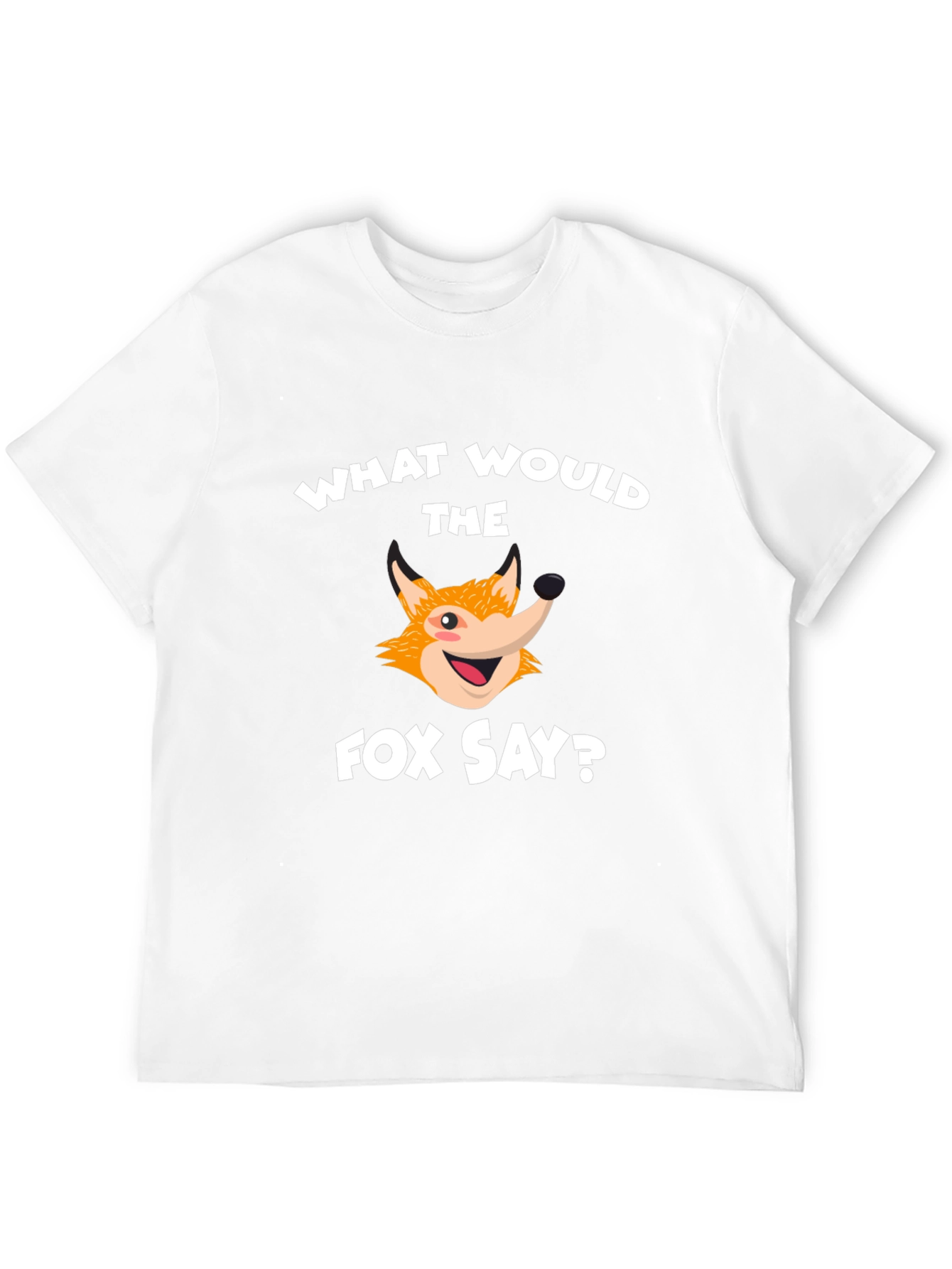 Black What Does the Fox Say? Graphic Tee view 12