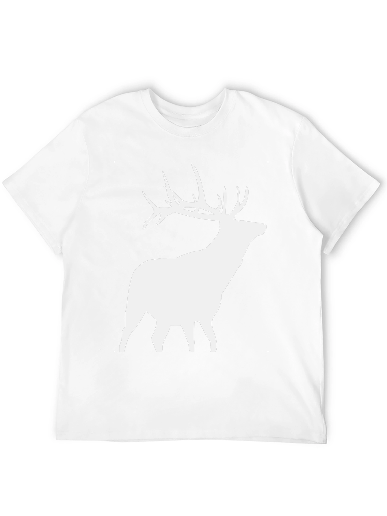 Black Deer Silhouette Graphic Tee - Black view 12