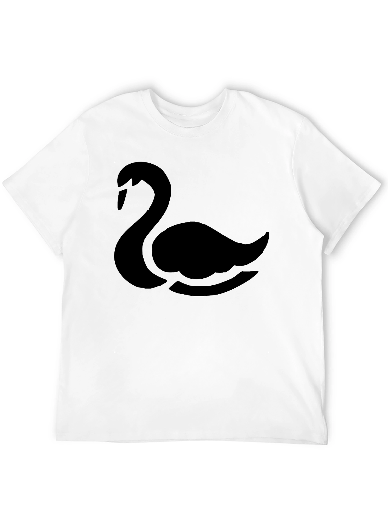 Black Black Swan Graphic Tee - Mens Stylish Casual Shirt view 12