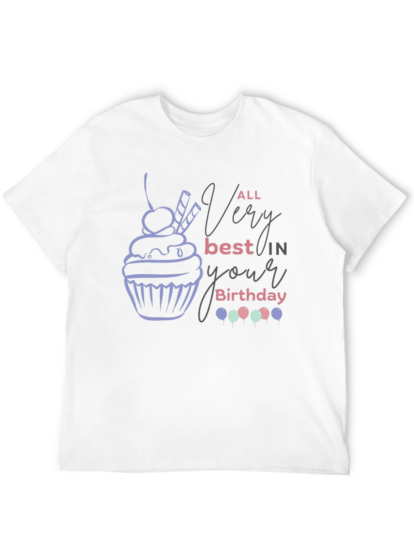 Birthday Cupcake Graphic Tee - 12