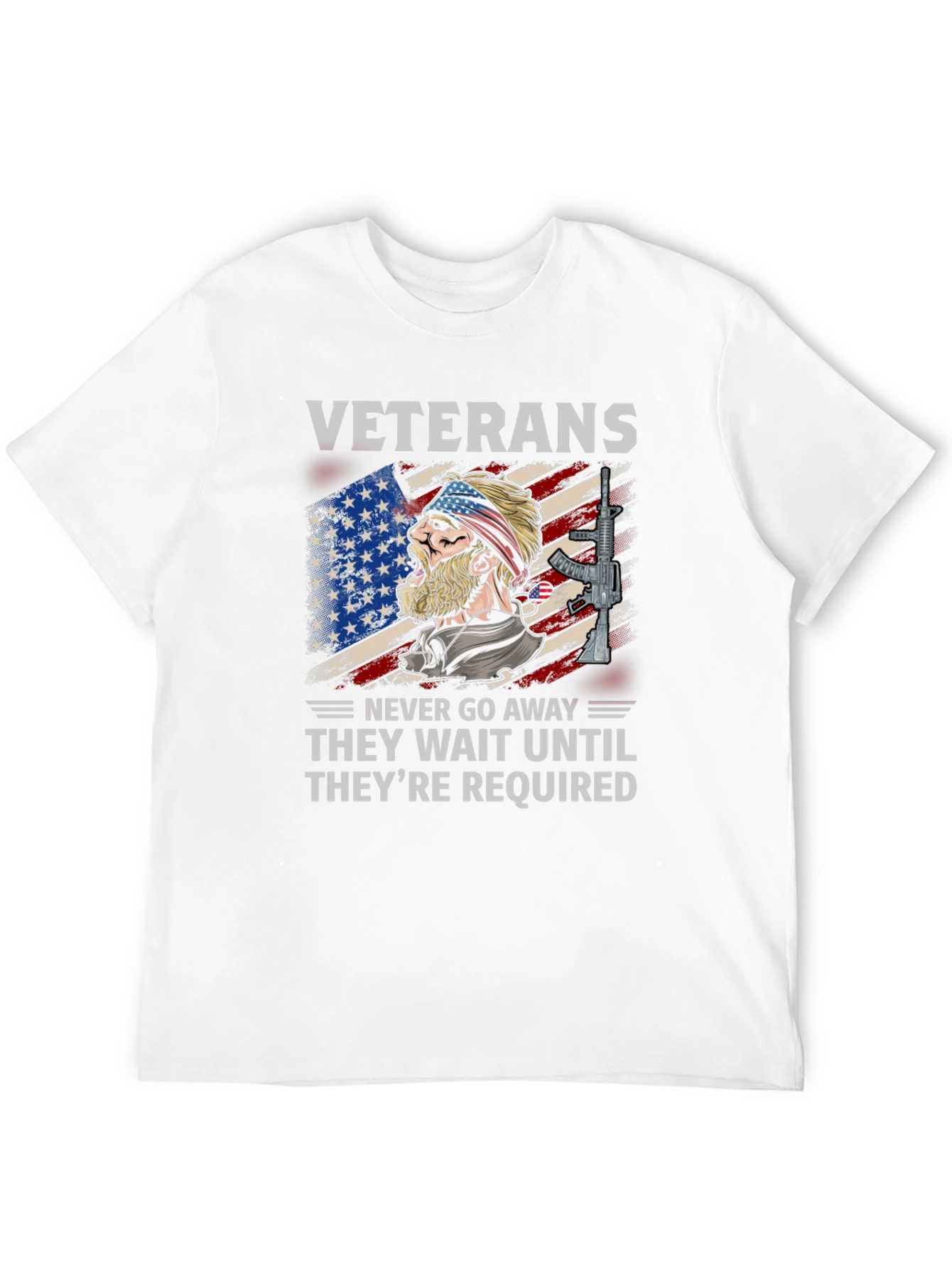 Veterans Never Go Away T-Shirt - 12
