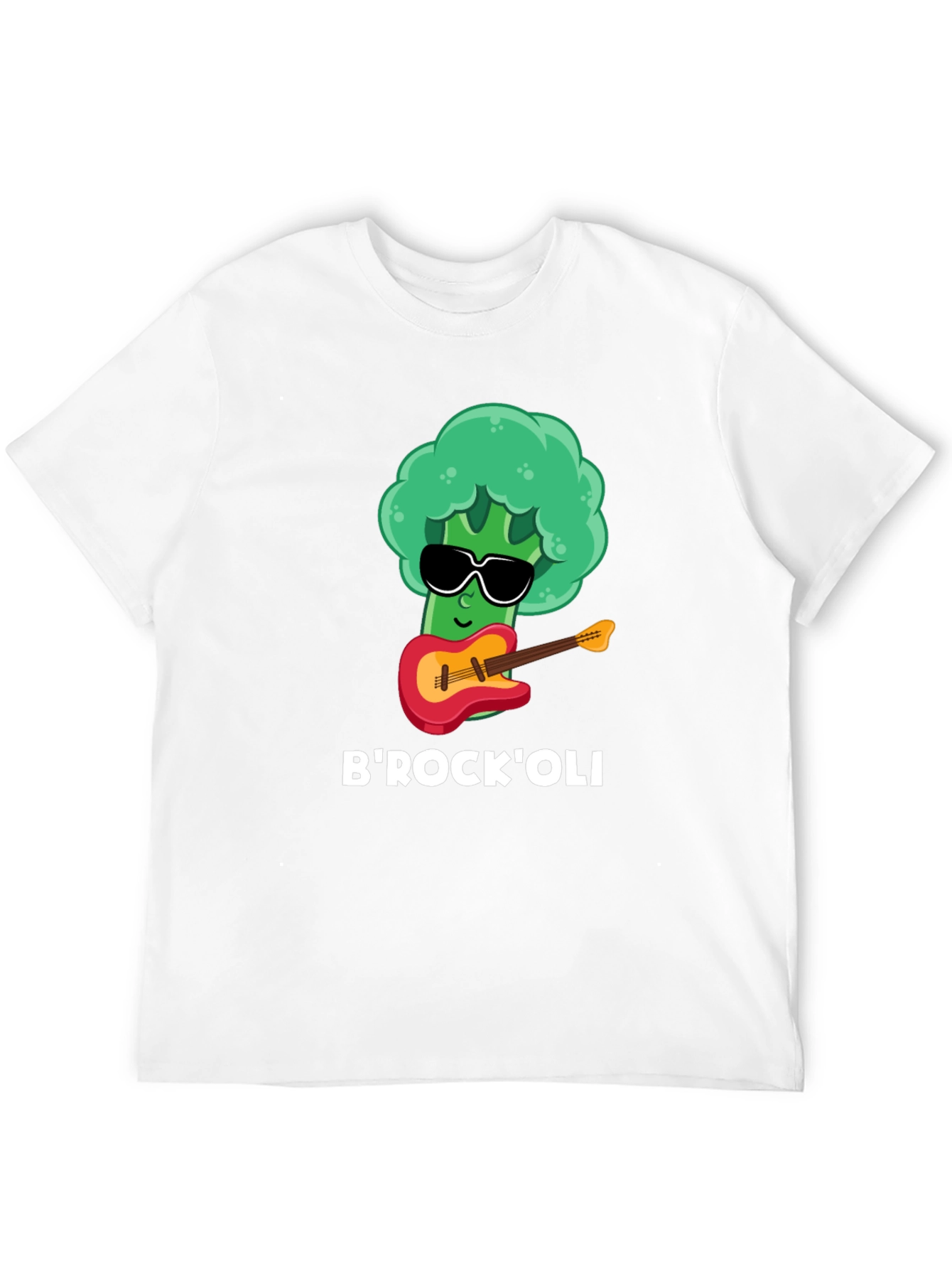 Black B'Rock'Oli Broccoli Rock Band T-Shirt view 12