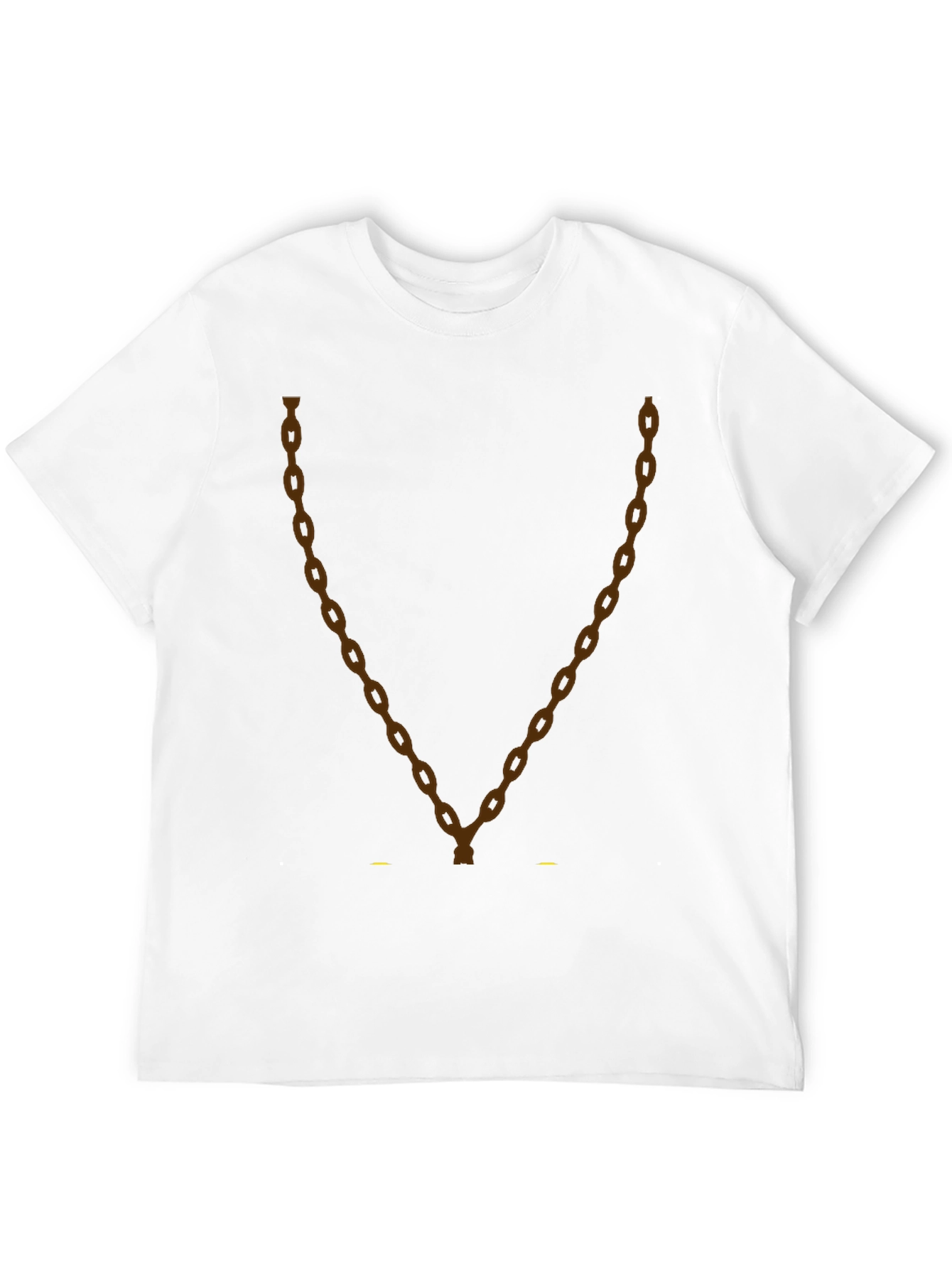 Black Chain Graphic Tee - Men's Black T-Shirt view 12