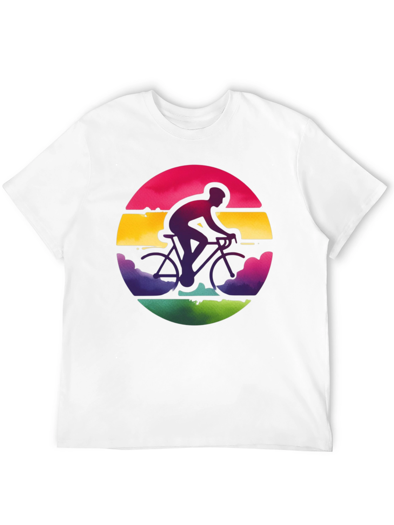 Black Retro Cycling T-Shirt view 12