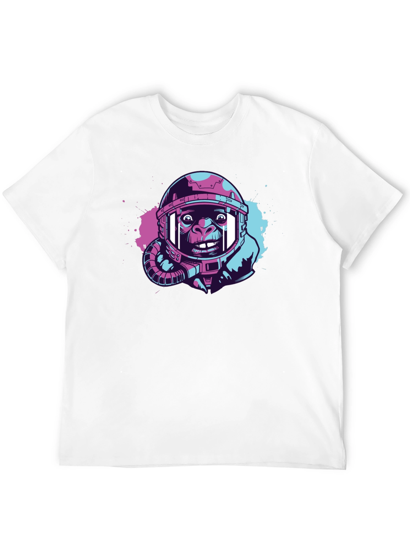 Black Ape Astronaut Graphic T-Shirt - Trendy Space Design view 12