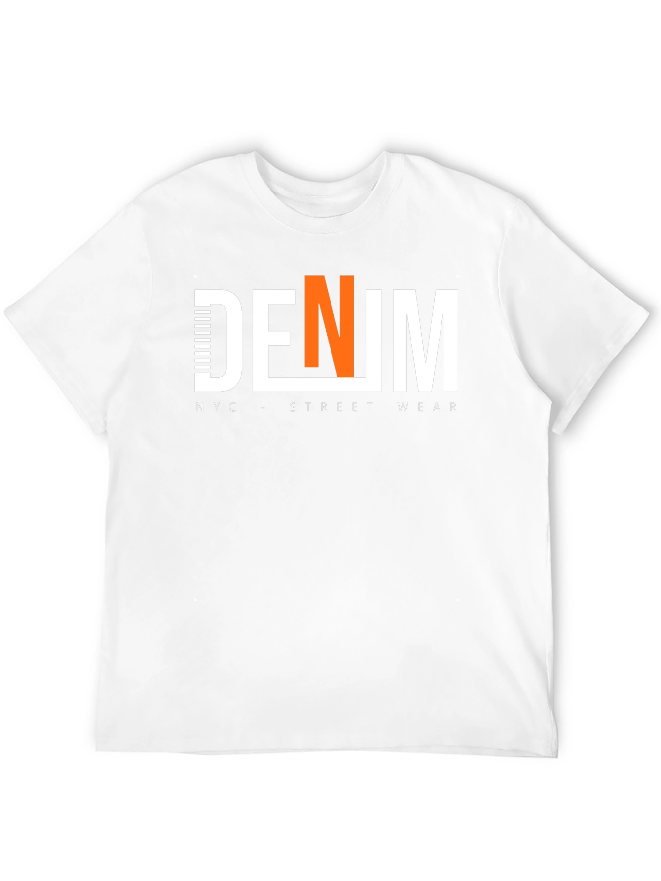 Black DENIM NYC Streetwear Graphic Tee - Black view 12