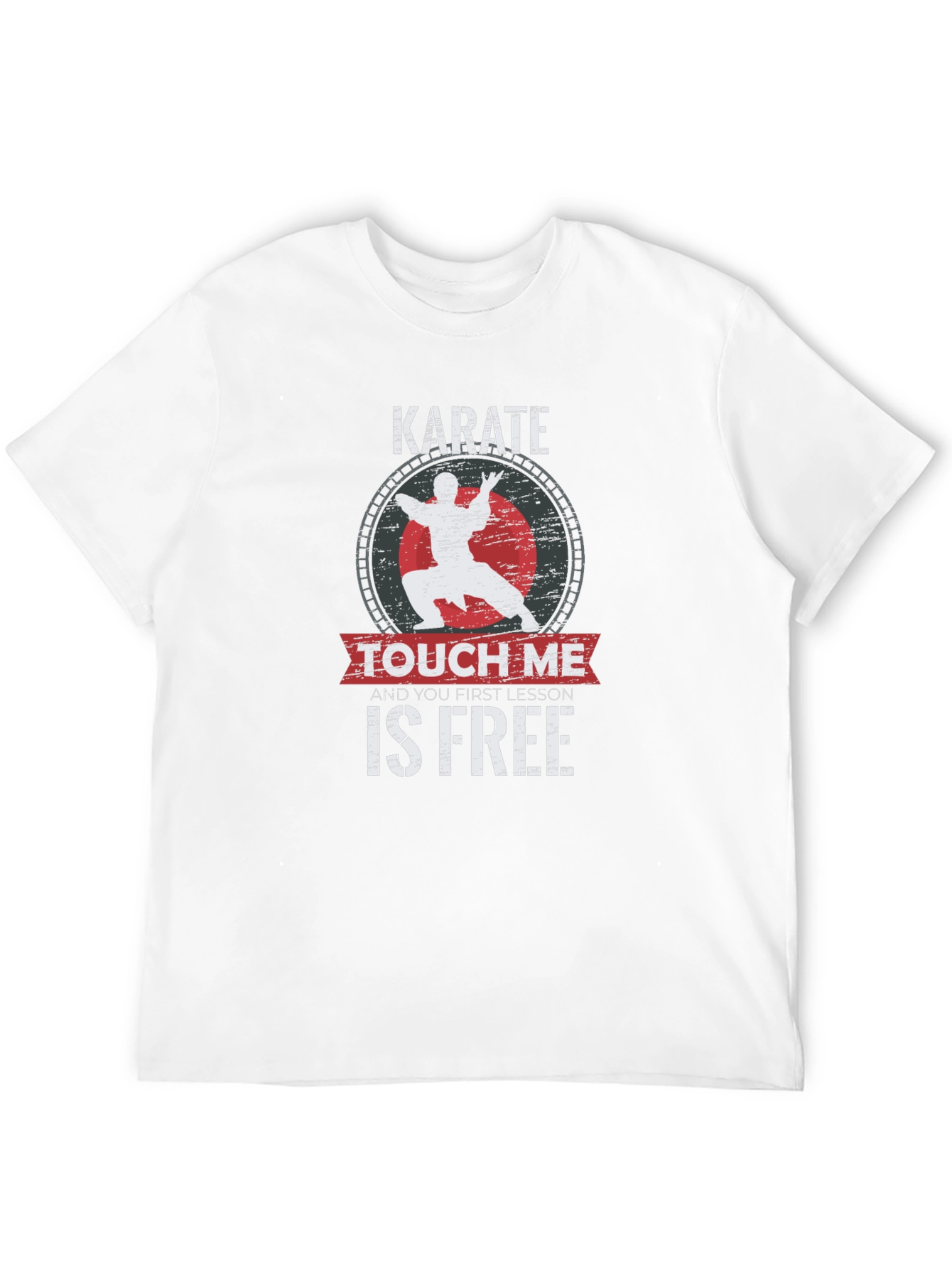 Black Karate Touch Me T-Shirt - Funny Martial Arts Tee view 12