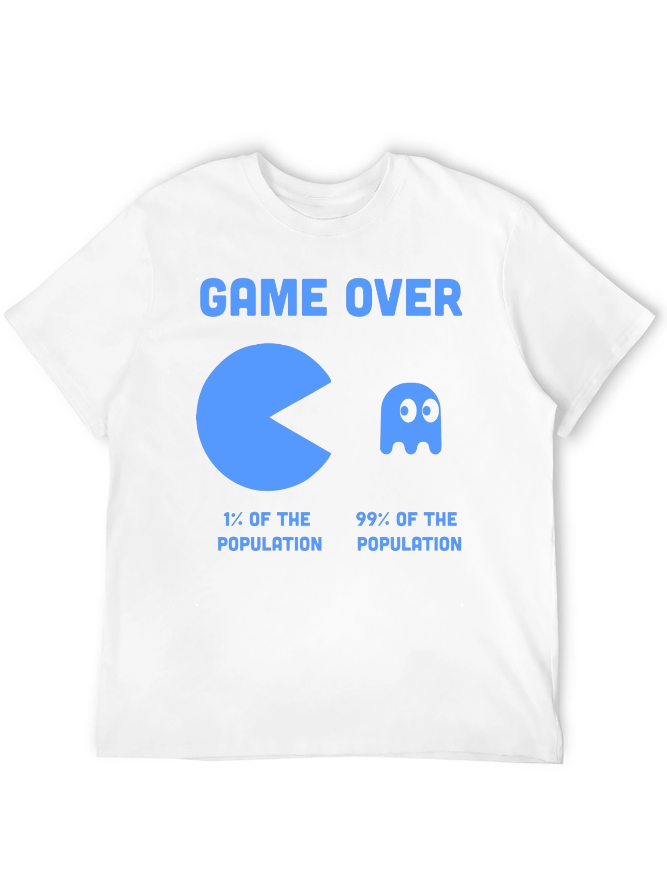 Black Game Over Pac-Man T-Shirt Funny Gamer Tee view 12