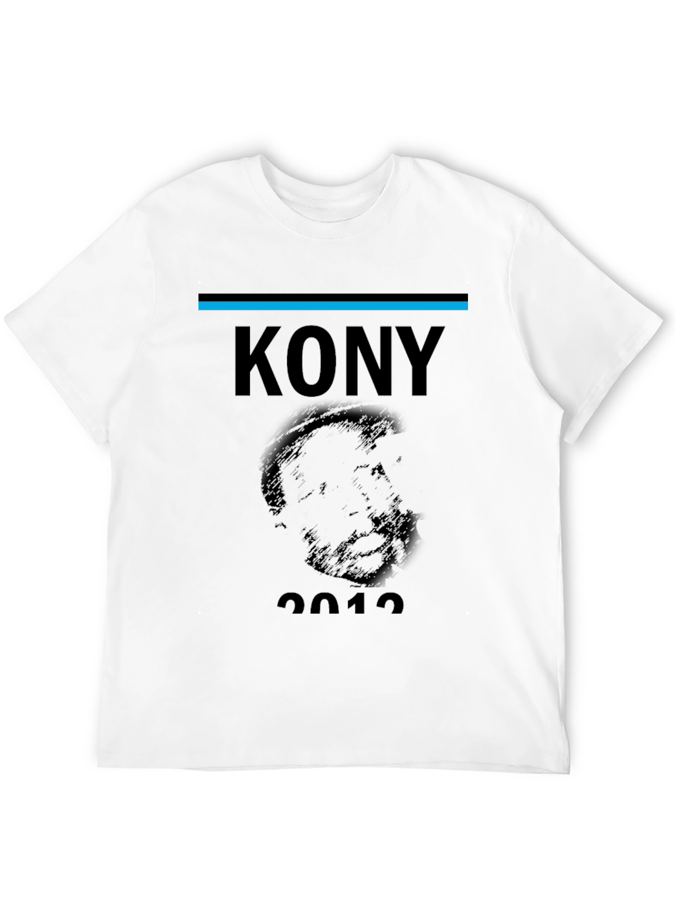 Black Kony 2012 Graphic Print Black T-Shirt view 12