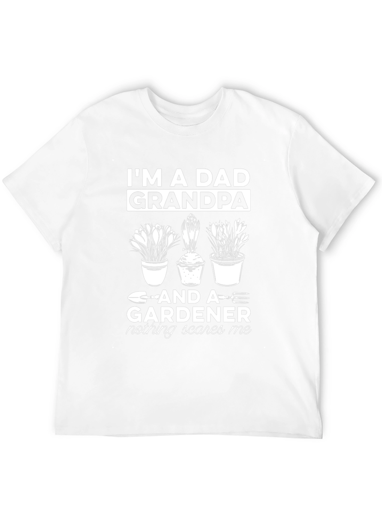 Black Dad Grandpa Gardener T-Shirt view 12