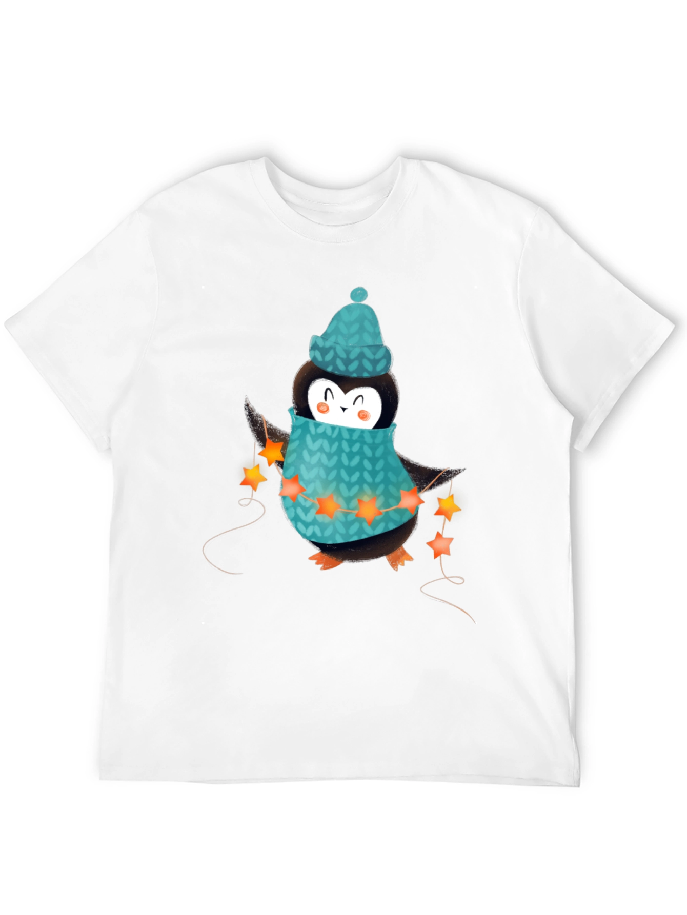 Black Festive Penguin T-Shirt - Holiday Ready! view 12