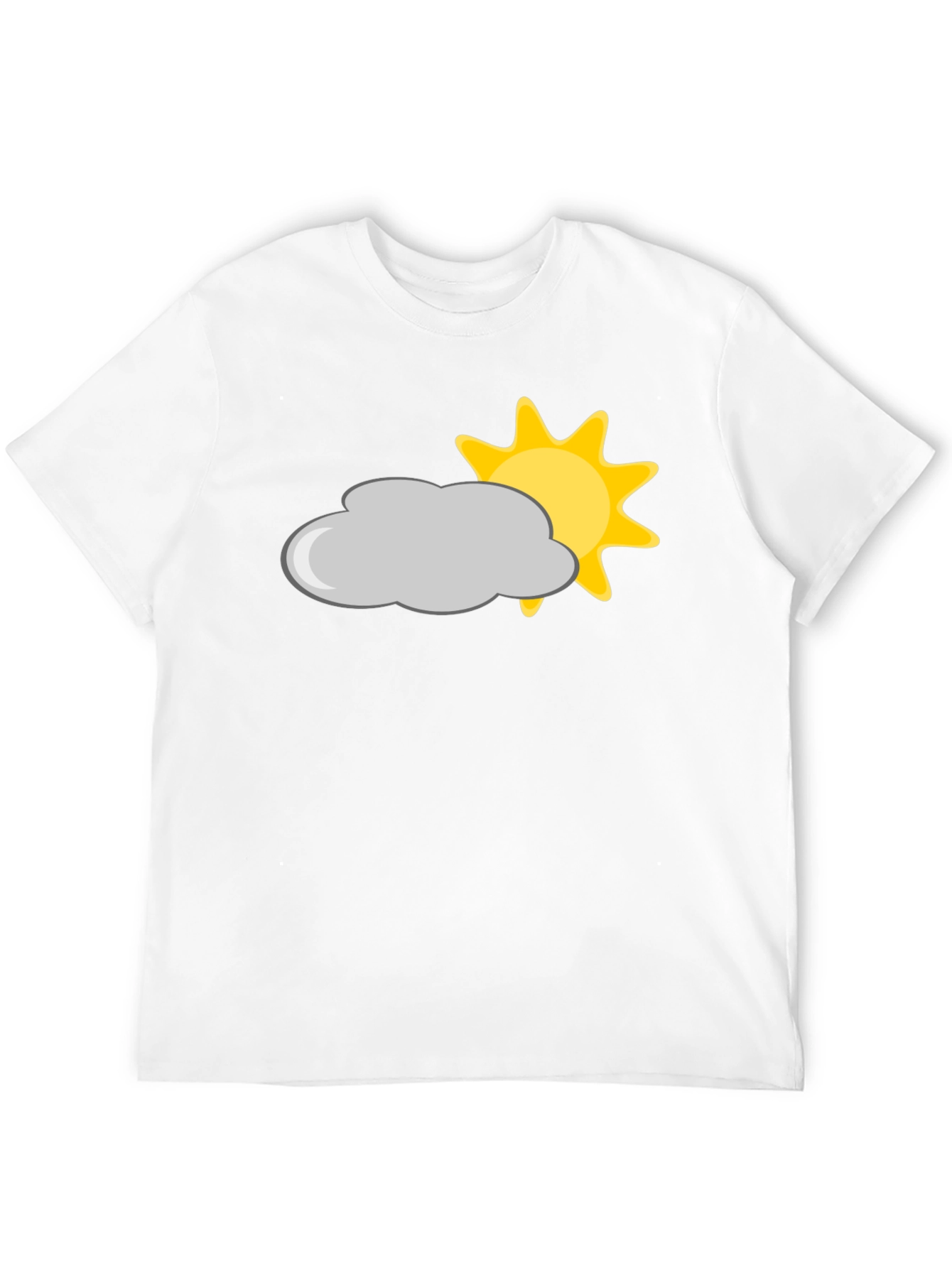 Black Cloud & Sun Graphic Tee - Weather Vibes view 12