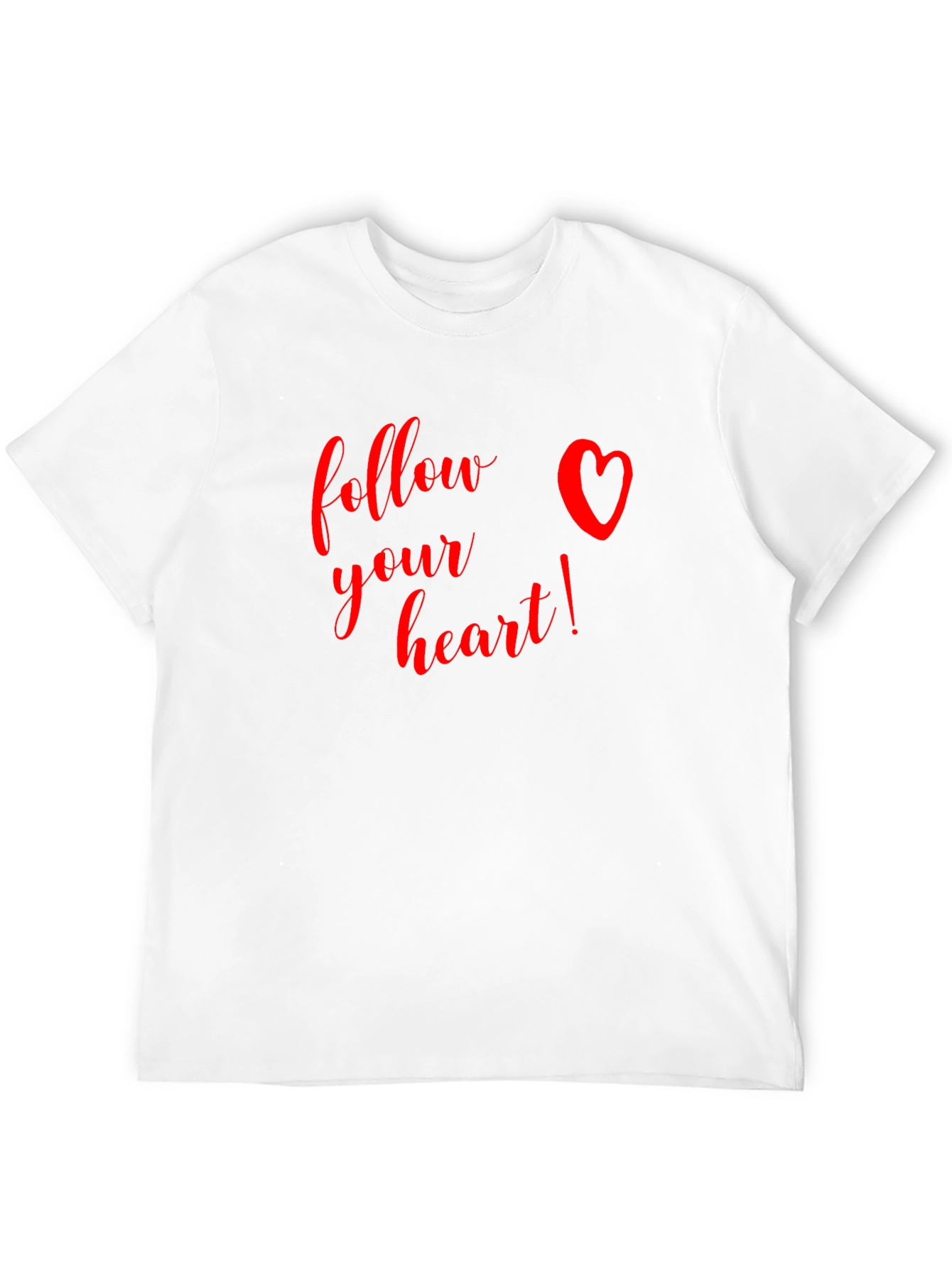 Black Follow Your Heart Graphic Tee - Black view 12