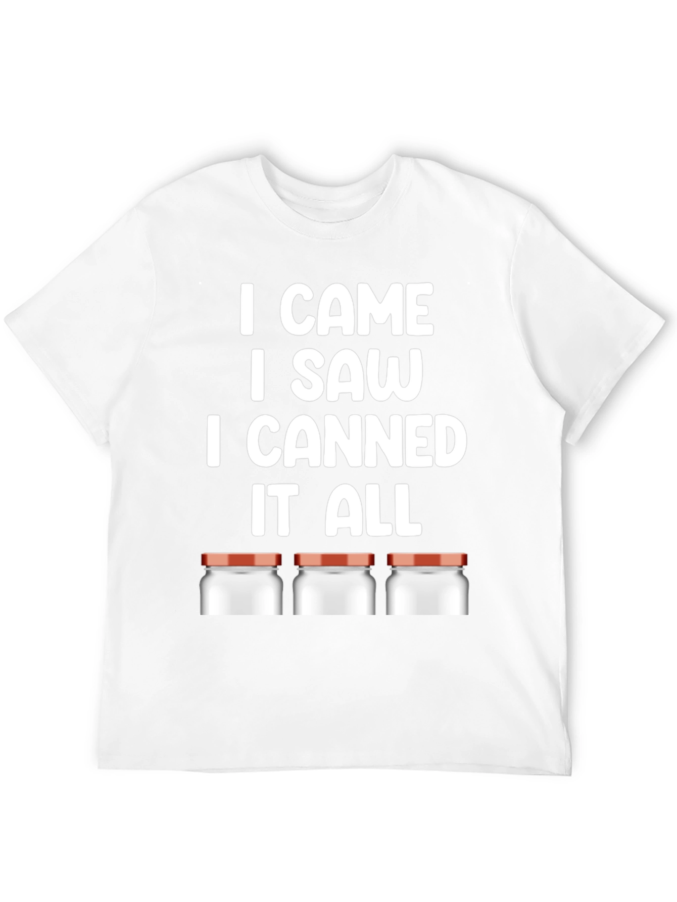 Black I CAME I SAW I CANNED T-Shirt view 12