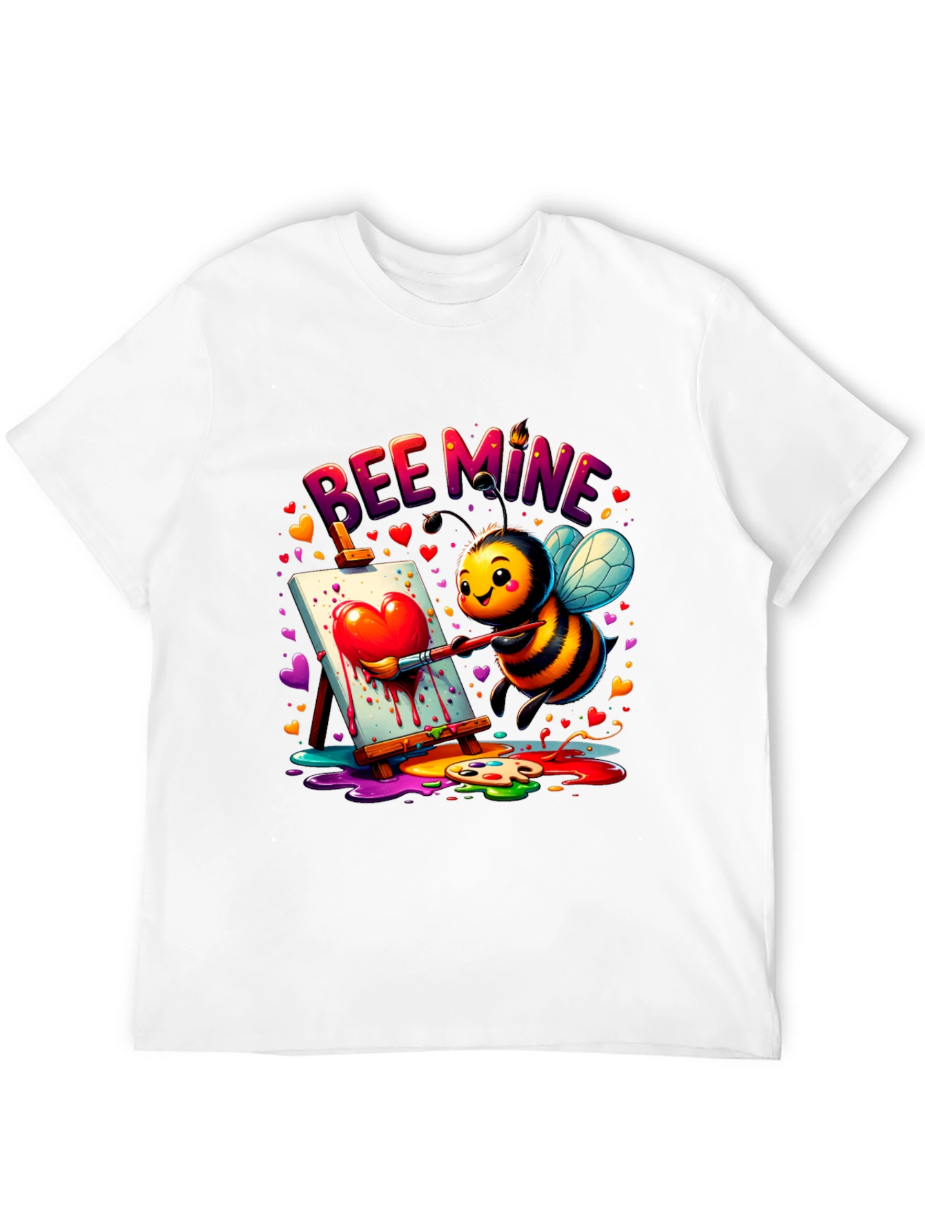 Black Bee Mine Graphic Tee - Valentine's Day view 12