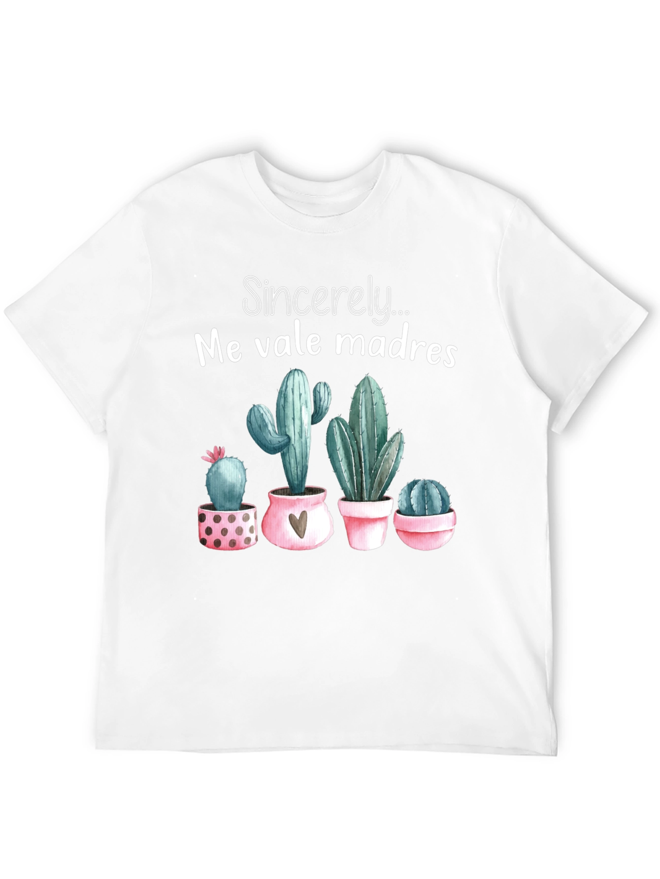 Black Me Vale Madres Cactus T-Shirt - Funny Graphic Tee view 12