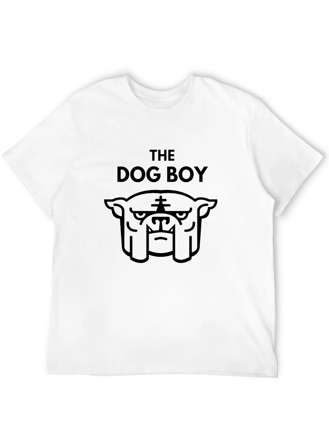 Black The Dog Boy Black Graphic Tee - Edgy Cool view 12