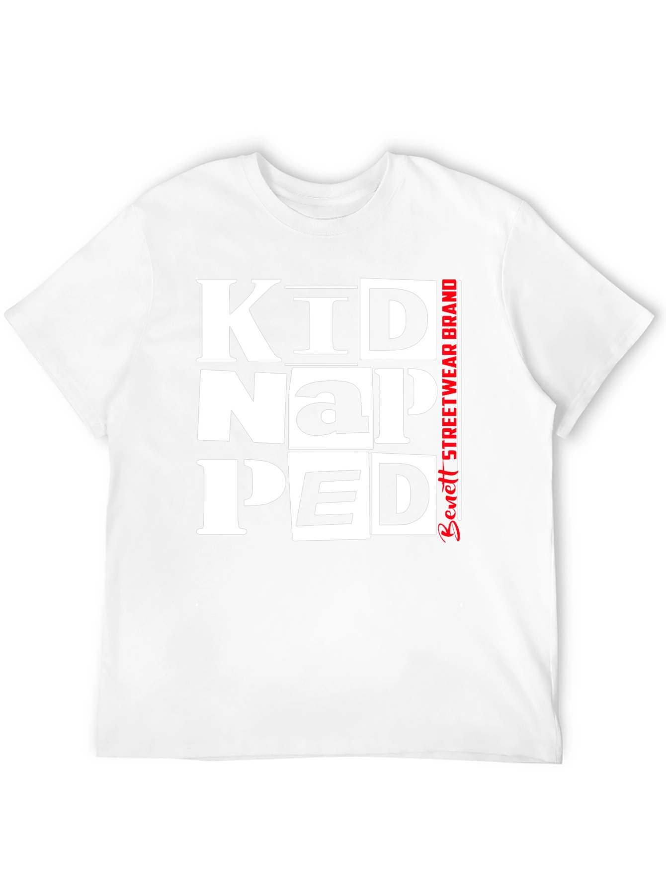 Black Kidnapped Streetwear Graphic Tee view 12