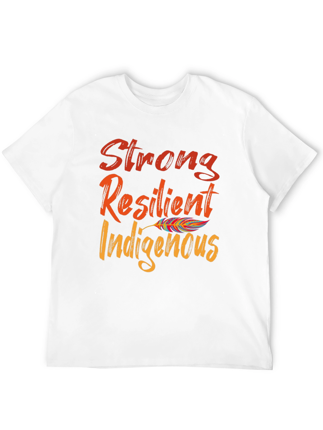Black Strong Resilient Indigenous T-Shirt view 12