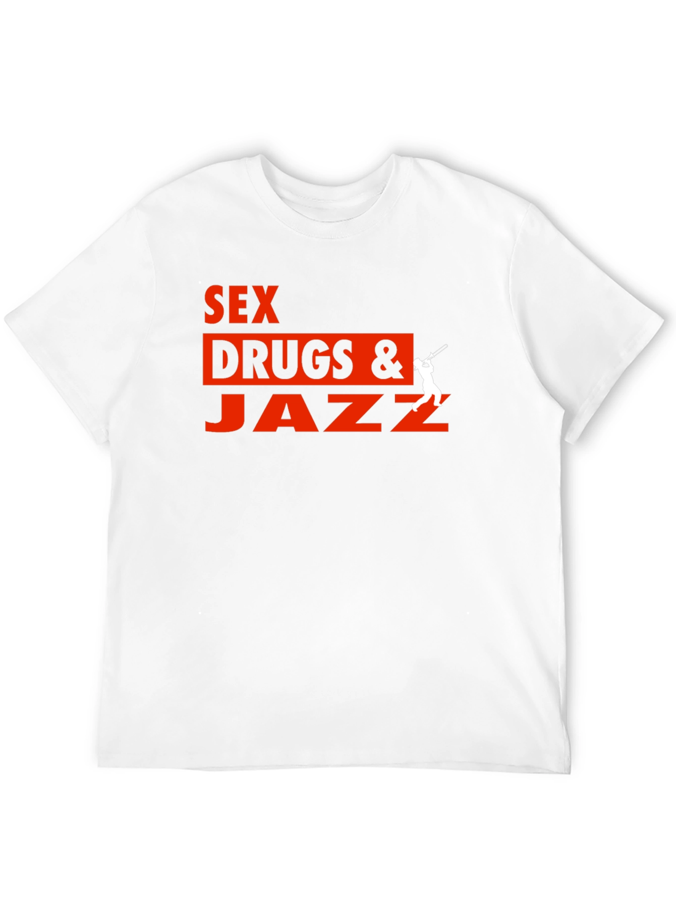 Black Sex Drugs & Jazz Graphic T-Shirt view 12