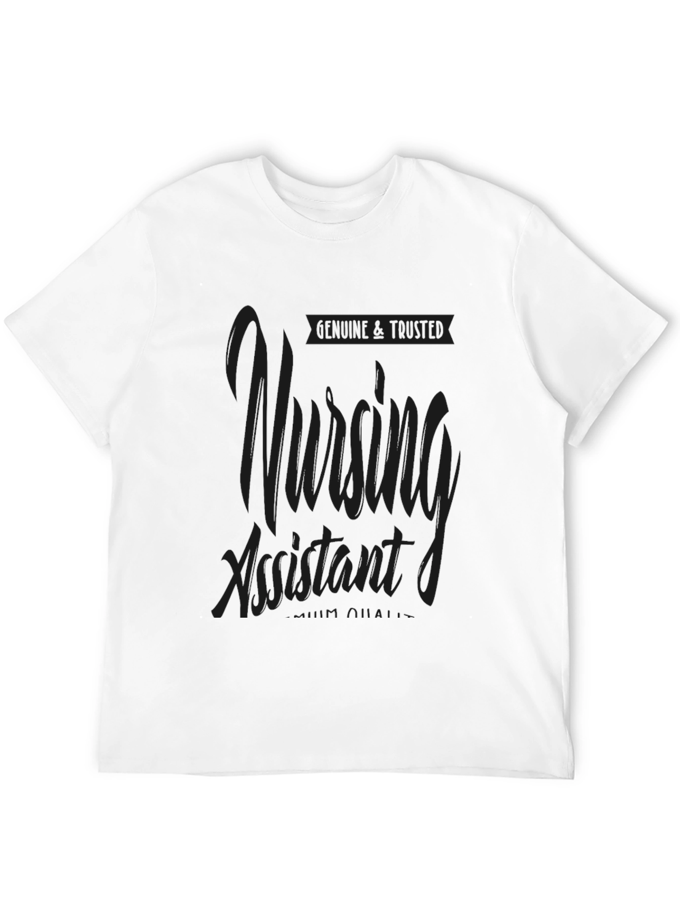 Black Nursing Assistant T-Shirt - Genuine & Trusted Quality Design view 12