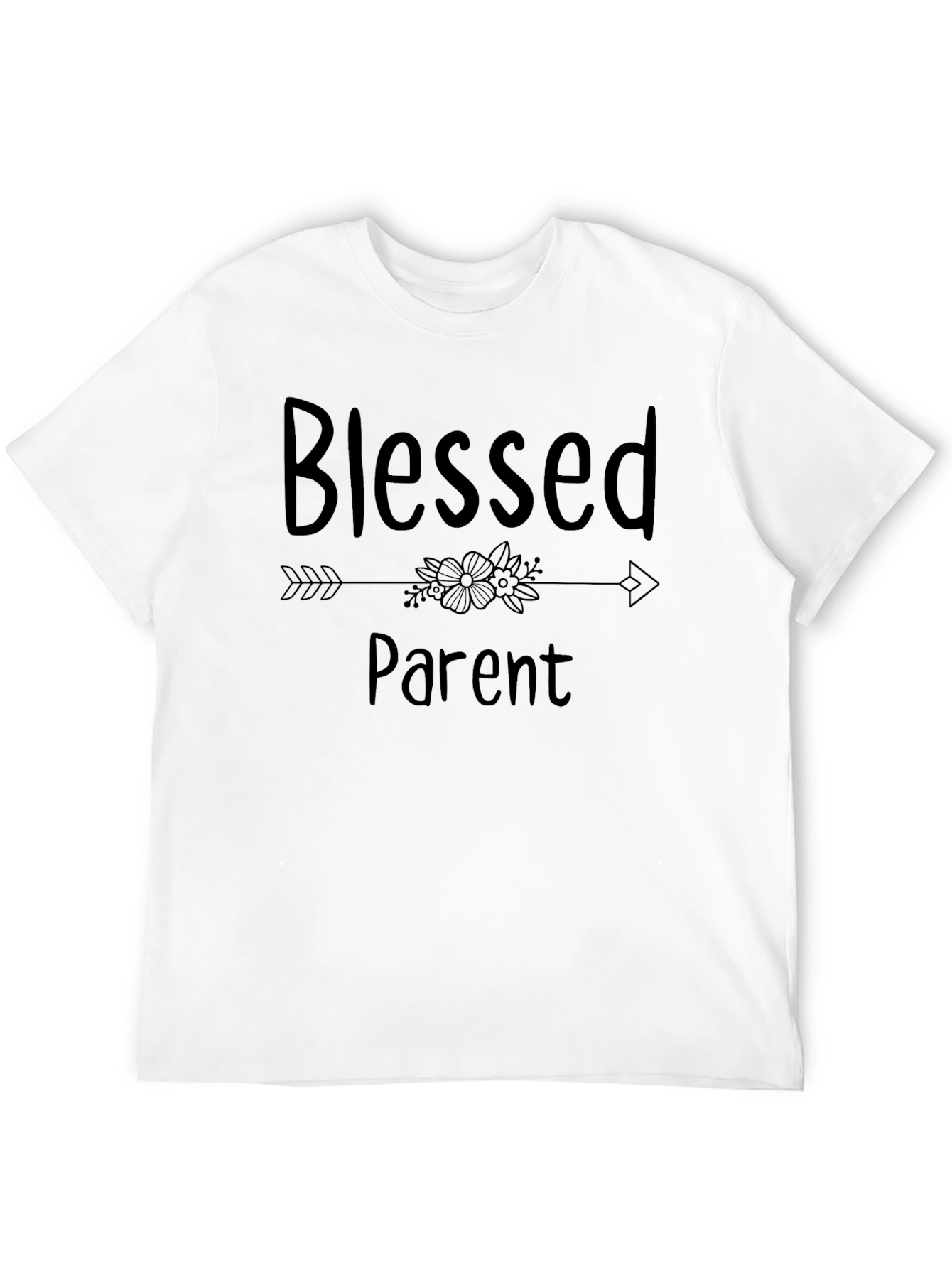 Blessed Parent Graphic Tee - Black - 12