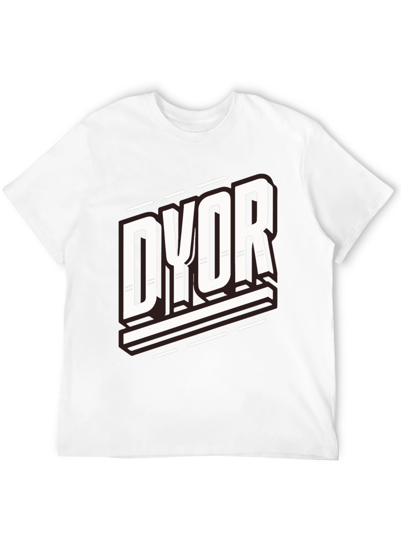 Black DYOR Black Graphic Tee view 12