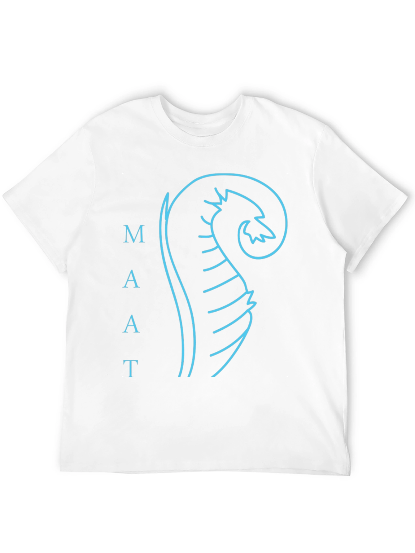 Black Maat Feather Graphic Tee - Black view 12