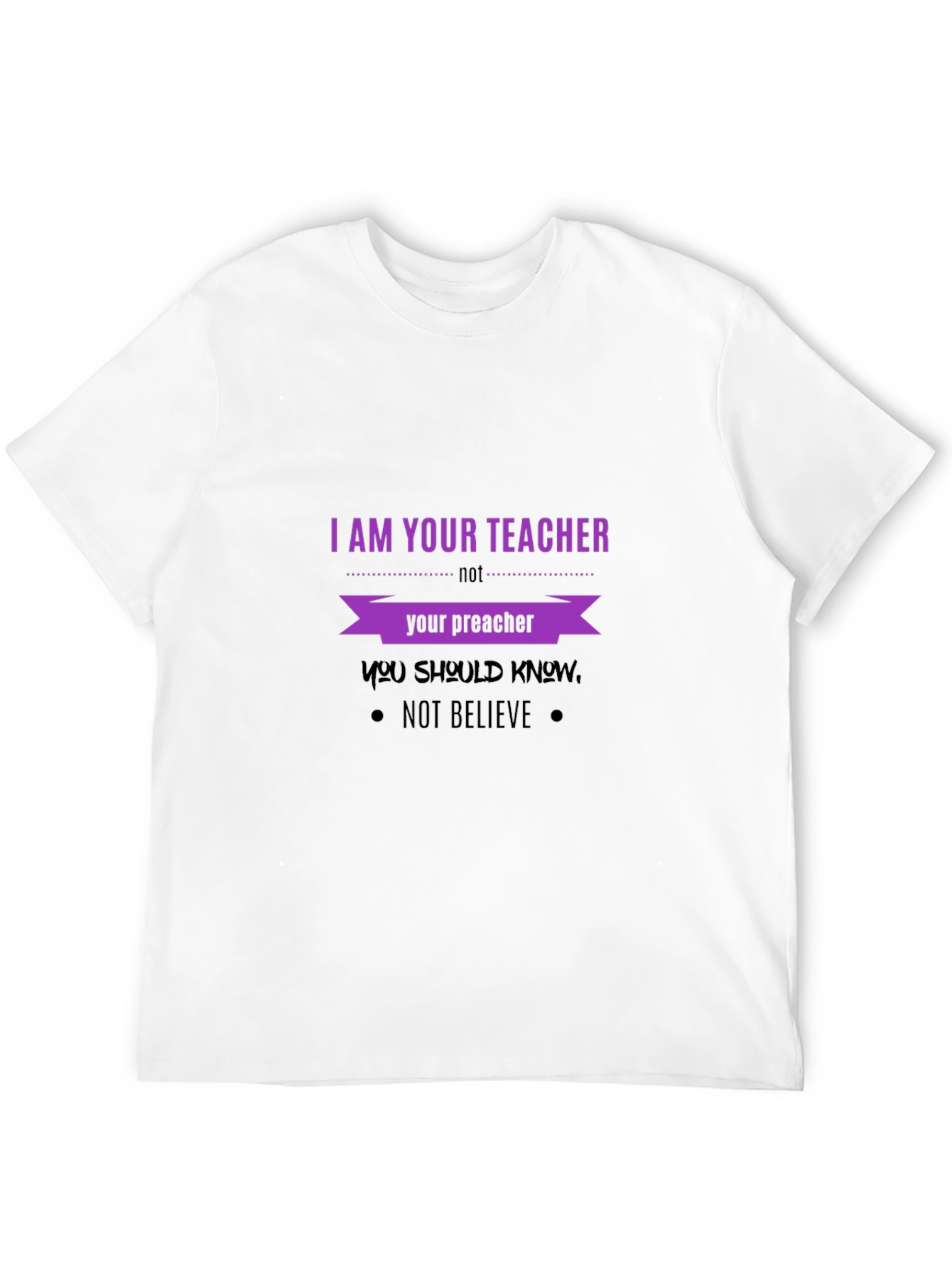 Black Teacher Vs. Preacher Graphic Tee view 12
