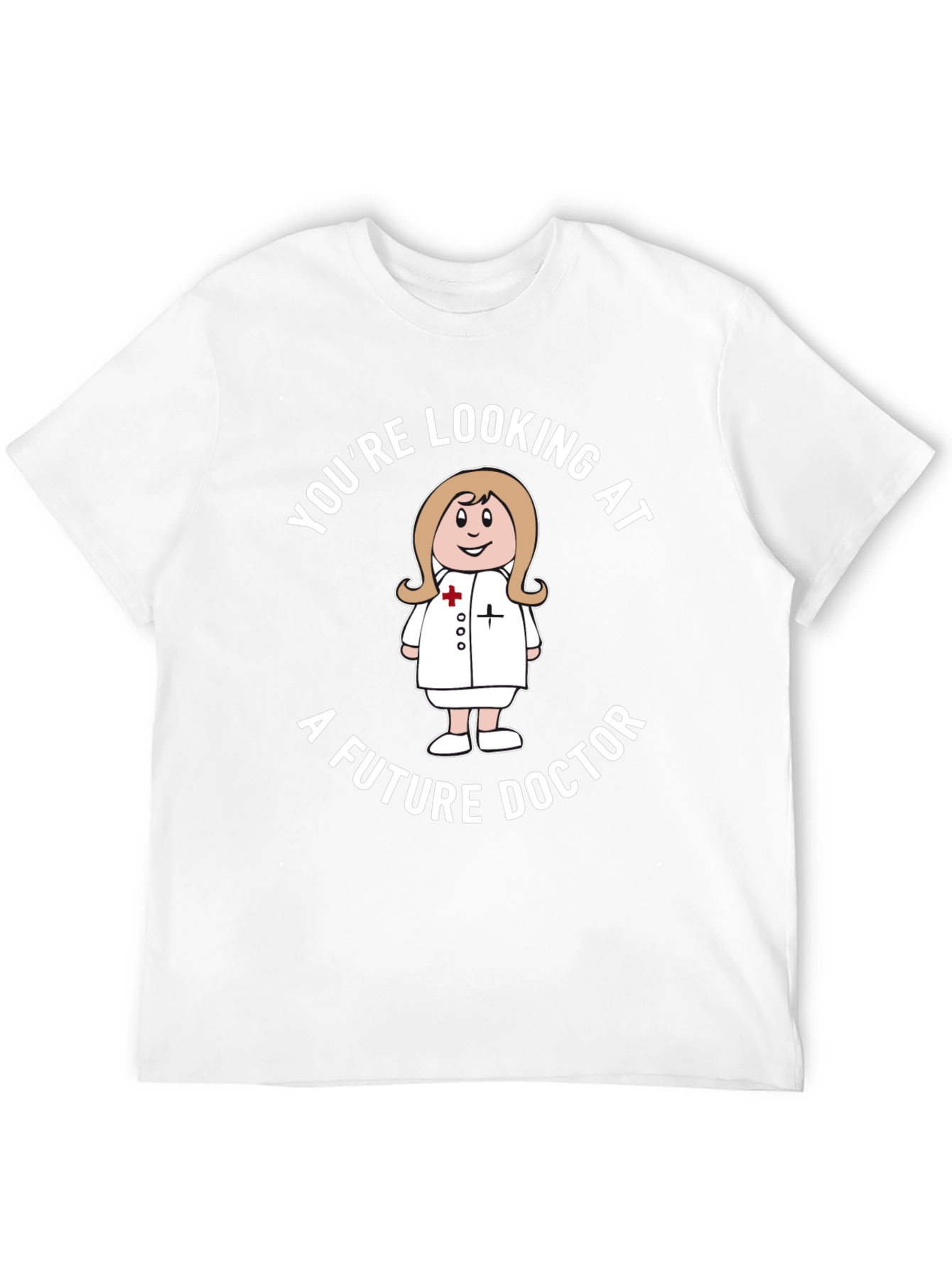 Black Future Doctor T-Shirt - Cute Medical Student Tee view 12