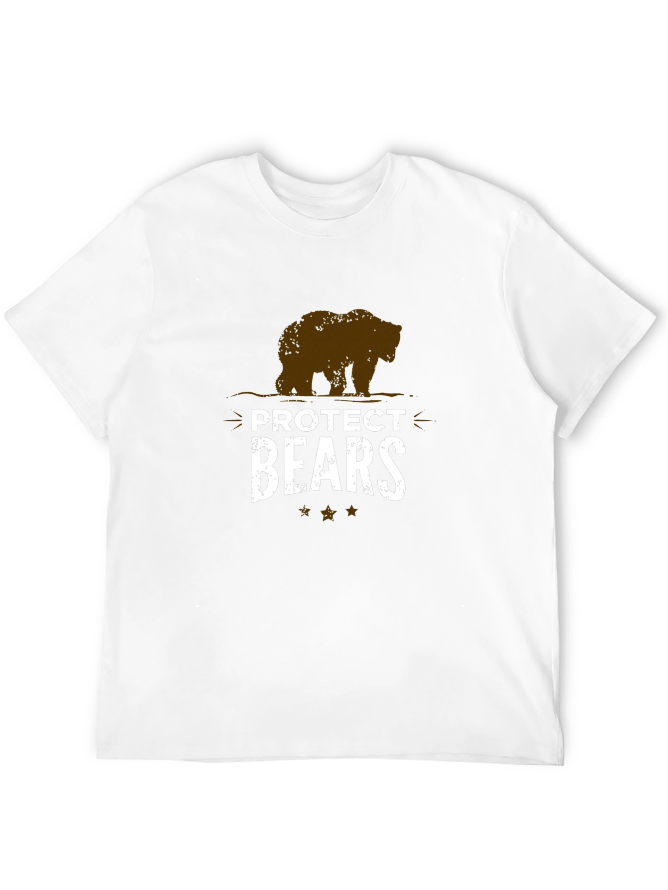 Black Protect Bears Graphic T-Shirt - Animal Lover Tee view 12