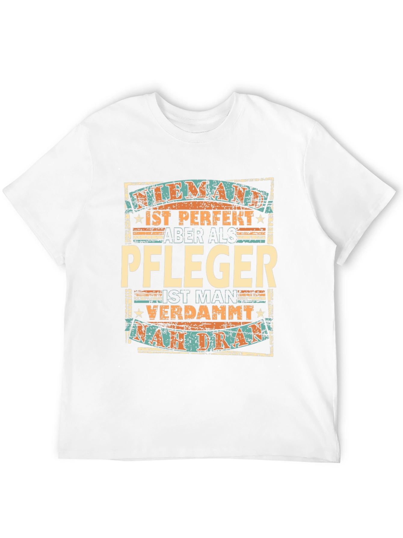 Black Funny German Caregiver T-Shirt - Pfleger Gift view 12