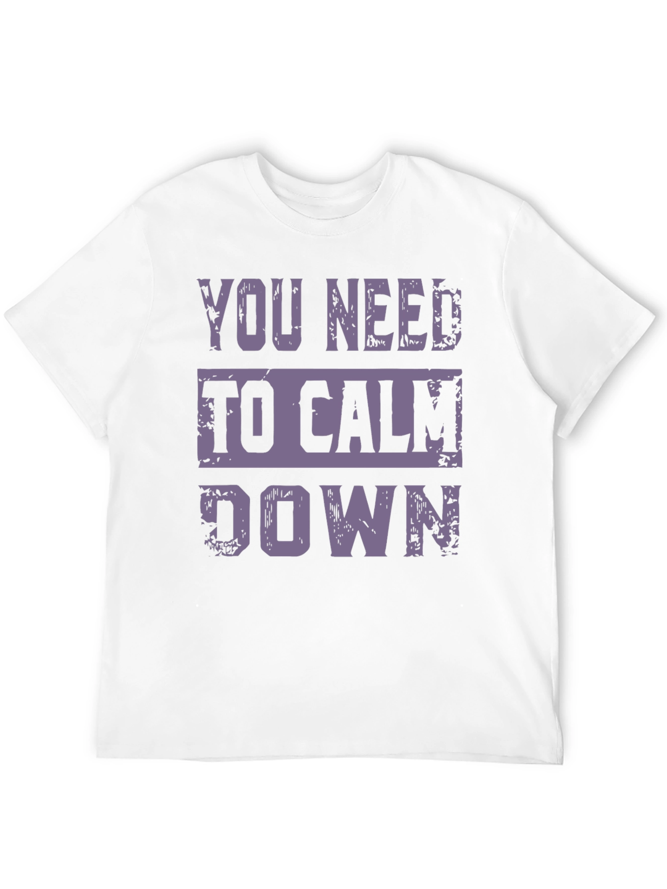 Black You Need To Calm Down Novelty Graphic Tee view 12