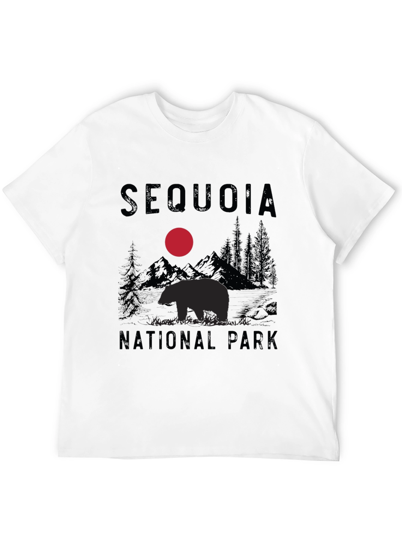 Black Sequoia National Park Black T-Shirt view 12