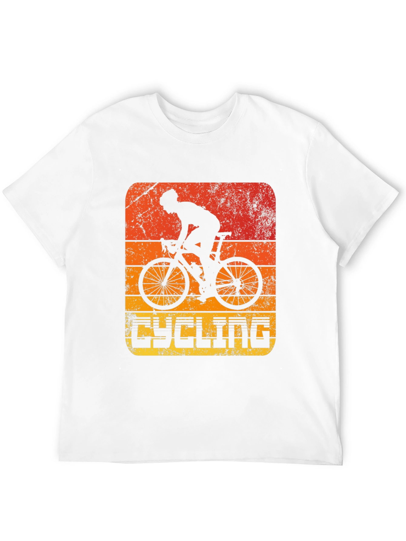 Black Retro Cycling T-Shirt - Stylish Cyclist Graphic Tee view 12