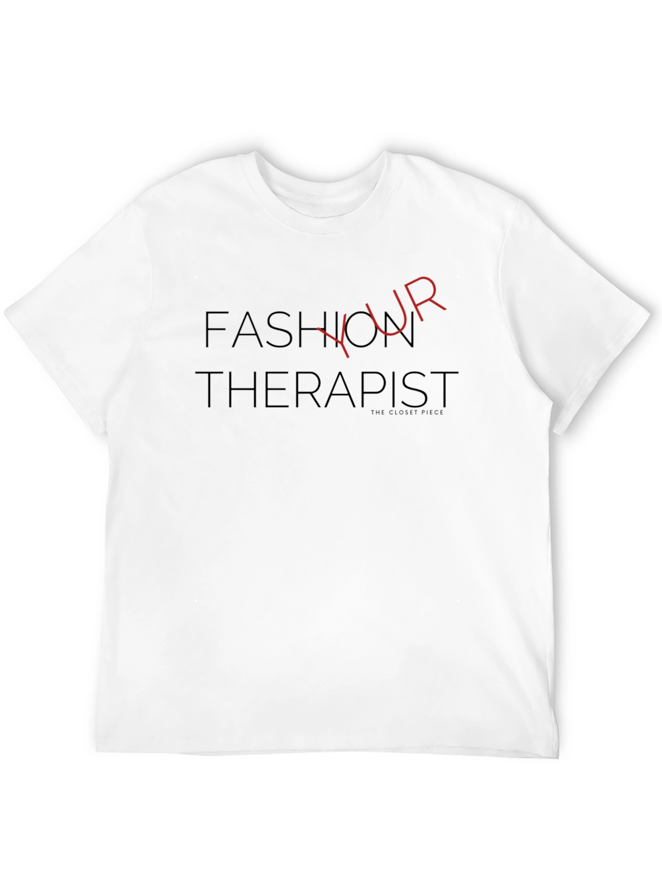 Black Fashion Your Therapist T-Shirt - Stylish Graphic Tee view 12