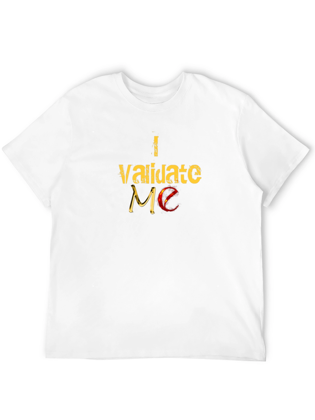 Black Validate Me Graphic Tee - Premium Cotton Blend view 12