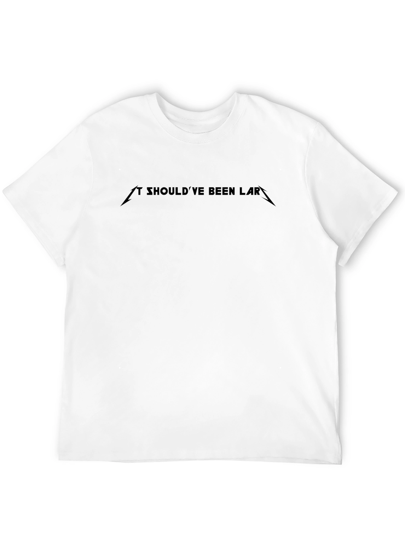 Black Black 'It Should've Been Lar' Graphic T-Shirt view 12